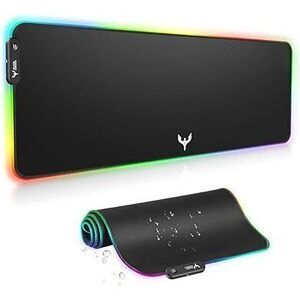 Extra Large Rgb Gaming Mouse Pad-14 Light Modes, Extended Soft Led Mouse Pad,